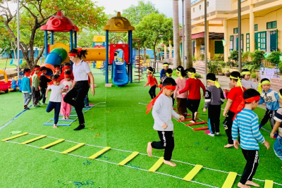 BÀI TUYÊN TRUYỀN  TĂNG CƯỜNG CÁC HOẠT ĐỘNG PHÁT TRIỂN THỂ CHẤT CHO TRẺ TẠI TRƯỜNG MẦM NON HOÀNG NAM – XÃ ĐỒNG THỊNH