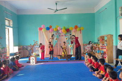 CÁC HOẠT ĐỘNG CHÀO MỪNG NGÀY NHÀ GIÁO VIỆT NAM 20/11  TRƯỜNG MẦM NON HOÀNG NAM